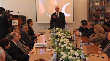 Bakı Slavyan Universitetində Heydər Əliyevin xatirəsi anılıb 