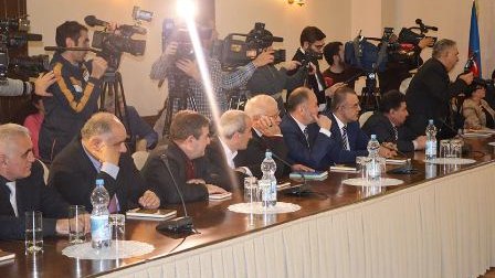 Mətbuat Şurası Şirməmməd Hüseynovun 90 yaşını qeyd etdi - FOTOLAR