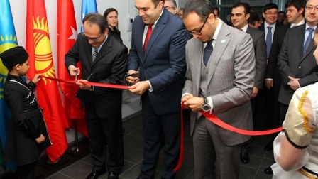 Türkdilli ölkələrin ortaq diaspor mərkəzinin açılışı olub