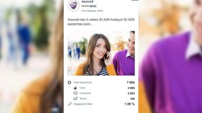 Azercell-in Facebook statusu Azərbaycanda ən populyar status olub
