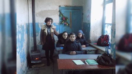 Azərbaycanlı və erməni uşaqların birgə təhsil aldığı məktəb - FOTOLAR