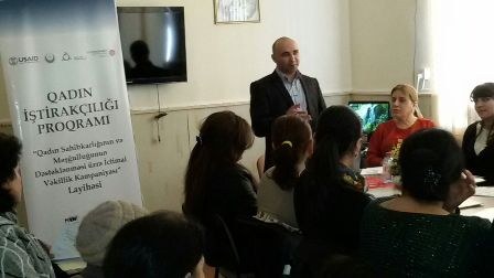 Qadınlara  kiçik biznes bacarıqları öyrədilib 