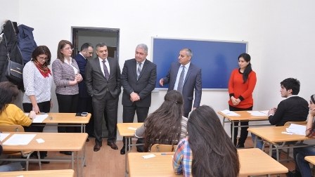 QHT nümayəndələri universitetdə qış imtahan sessiyasını izləyiblər