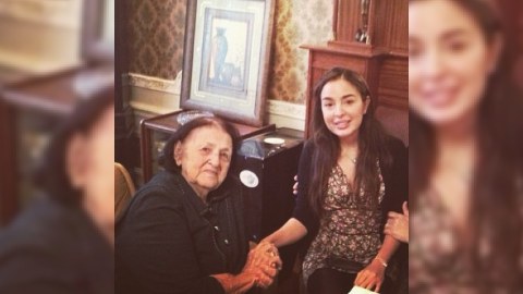 Leyla Əliyeva Emin Ağalarovun nənəsinə şeir YAZDI