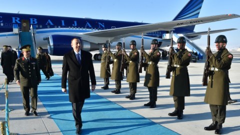  İlham Əliyev Türkiyəyə gedib - FOTO