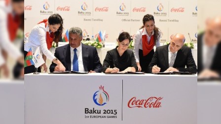 “Coca-Cola” “Bakı 2015 Avropa Oyunları”nın rəsmi tərəfdaşı oldu