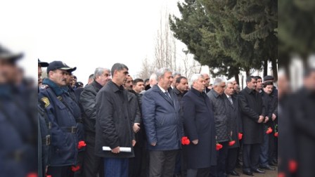 Füzulidə 20 Yanvar şəhidləri anıldı 