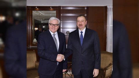 İlham Əliyevin Almaniya görüşləri...