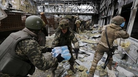 Donetsk hava limanı darmadağın edilib – FOTOLAR