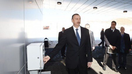 Prezident və xanımı "Şahdağ" qış-yay turizm kompleksinin kanat və xizək enişinin açılışında – FOTOLAR