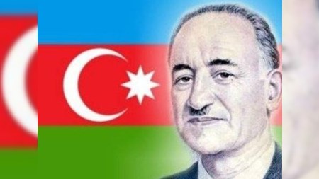 Gəncədə Rəsulzadəyə hörmətsizlik - Heykəlin başına çuval keçiriblər