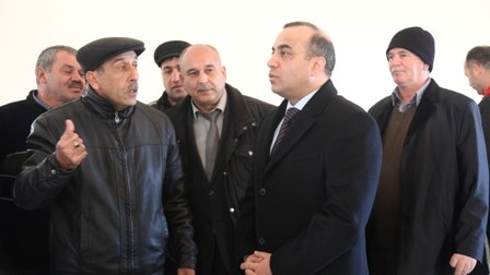 Azay Quliyev Şirvanda seçiciləri ilə görüşüb - FOTOLAR 