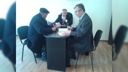 Vahid Əhmədov Qubada yeni icra başçısı ilə görüşüb - FOTO
