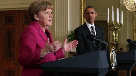 Obama və Merkel görüşdü: Avropa Birliyi Rusiyaya qarşı sanksiyaları genişləndirdi 