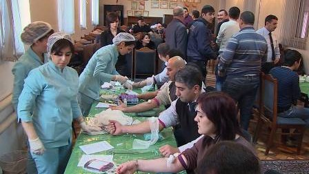 Bakı Metropolitenində qanvermə kampaniyası keçirilib - FOTOLAR