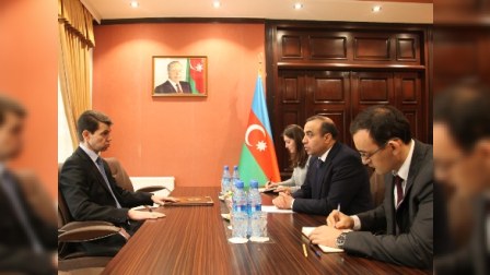Azay Quliyev Ukrayna səfiri ilə görüşüb