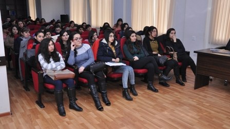 Hebru Universitetinin doktoru ADU tələbələrinə mühazirə oxudu