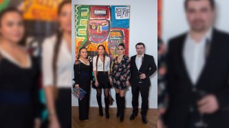 Leyla Əliyeva Londonda sərginin açılışında  - FOTO