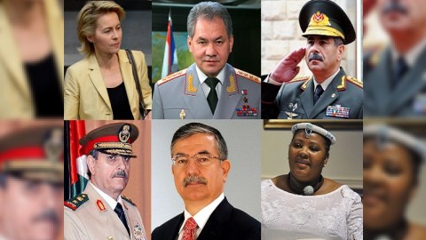 Dünya ölkələrinin müdafiə nazirləri - FOTOLAR