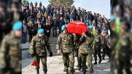 Şəhid əsgərimiz dəfn olundu
