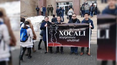 İranlı tələbələr bəyanat verdilər: “Xocalı soyqırımı beynəlxalq qiymətini almayıb” 