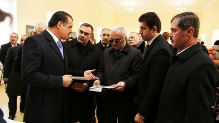 Elmar Vəliyev Gəncədə xocalılarla görüş keçirib - FOTOLAR