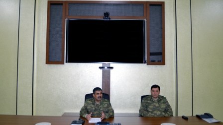 Zakir Həsənov cəbhə bölgəsində - FOTOLAR