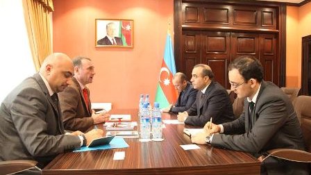 Azay Quliyev BMT-nin Azərbaycan nümayəndəliyinin rəhbəri ilə görüşüb