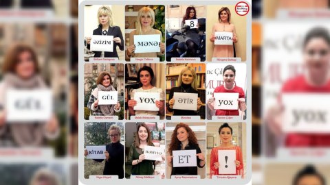 Bakıda aksiya: "Əzizim, mənə 8 marta gül yox, ətir yox, kitab hədiyyə et!” - FOTO 