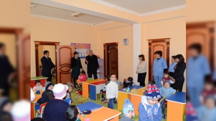 Heydər Əliyev Fondu cəbhə bölgəsində körpələr evi-uşaq bağçası tikdirir