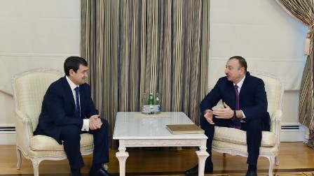 İlham Əliyev Putinin köməkçisini qəbul edib