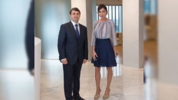 Mehriban Əliyeva Rusiya prezidentinin köməkçisi ilə görüşüb – FOTO 