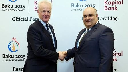 “Bakı 2015” Kapital Bank ilə müqavilə imzalayıb - FOTO