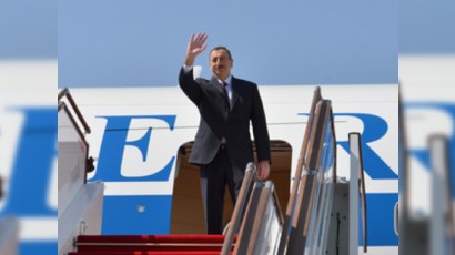 İlham Əliyev Türkiyəyə gedib