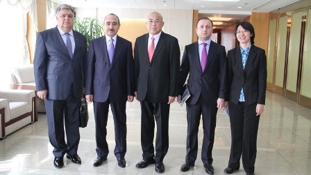 Əli Həsənovun Çində keçirdiyi görüşlər – FOTOLAR 