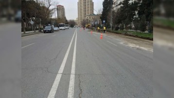 Bakının bu küçələrində nəqliyyatın hərəkəti dayandırılır