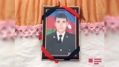 Şəhid hərbçimiz dəfn edildi - FOTO