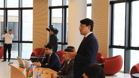 Türkiyəli jurnalistlər ADA Universitetində oldular - FOTOLAR 
