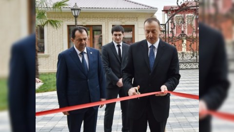 Prezident Lənkəranda açılışlar edib