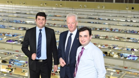 “Bakı 2015”in əməliyyatlar üzrə baş direktoru "Giltex" fabrikində olub - FOTO