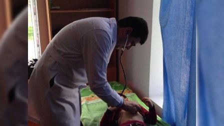 Əhliman Əmiraslanov Saatlı sakinlərini pulsuz müayinə etdirdi - FOTO