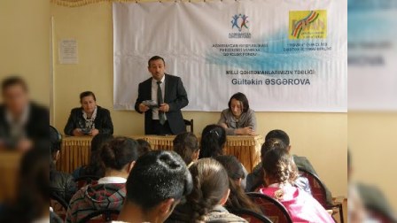 Milli Qəhrəman barədə bukletin təqdimatı keçirilib