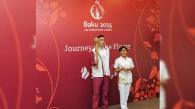 Bakı-2015 Avropa Oyunlarının məşəl proqramının təqdimatı – FOTOLAR 