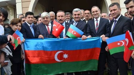 Türkiyədə Xocalı abidəsinin açılışı oldu - FOTOLAR
