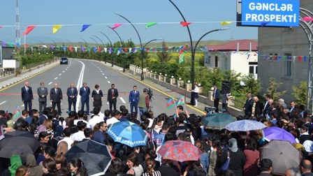 Horadizdə “Gənclər prospekti”i açıldı