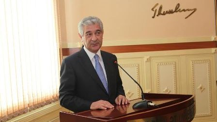 Əli Əhmədov BDU-da Heydər Əliyevin 92 illiyi bağlı keçirilən tədbirə qatılıb 