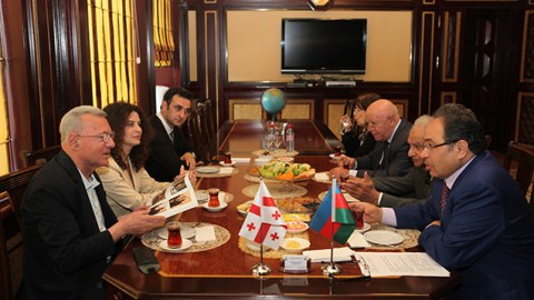 Gürcü direktor BDU-ya gəldi