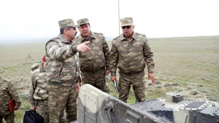 Hava Hücumundan Müdafiə Qoşunlarının döyüş hazırlığı yoxlanılıb – FOTOLAR 