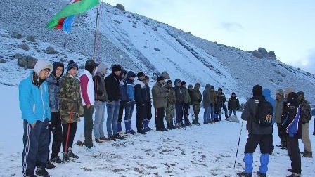  “Heydər zirvəsi”nə yürüş başa çatdı - FOTO