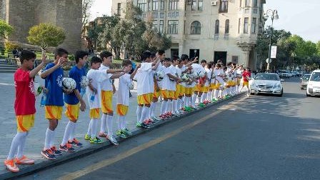 "Bakı 2015"-lə bağlı fləşmob - FOTOLAR